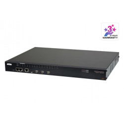 ATEN SN-0132CO 32-Port Serial Console Server dual-power (Cisco pin-outs and auto-sensing DTE DCE function)