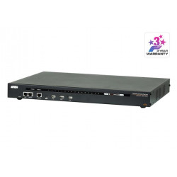 ATEN SN-0116CO 16-Port Serial Console Server dual-power (Cisco pin-outs and auto-sensing DTE DCE function)
