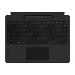 Microsoft Surface Pro X Signature Keyboard with Slim Pen Bundle - Klávesnice - s trackpad - podsvícená - anglická - černá - komerční - pro Surface Pro X