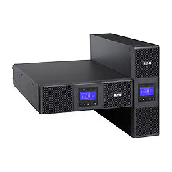 EATON UPS 9SX 8000i, Power Module, On-line, Tower, 8kVA 7,2kW, svorkovnice, USB, displej, sinus, ližiny nejsou součástí