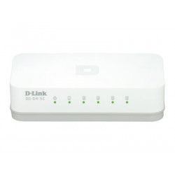 dlinkgo 5-Port Fast Ethernet Easy Desktop Switch GO-SW-5E - Přepínač - 5 x 10 100 - desktop