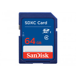 SanDisk - Paměťová karta flash - 64 GB - Třída 4 - SDXC