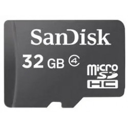 SanDisk 32GB microSDHC Class 4 Memory Card