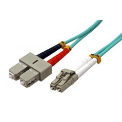 Optický patch cord Duplex LC-SC 50 125 1m MM OM4