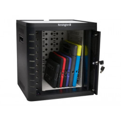 Kensington Charge & Sync Cabinet, Universal Tablet - Skříňka - pro 10 tabletů - černá