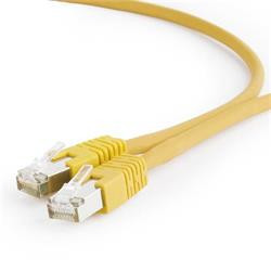 Gembird patch kábel S FTP Cat. 6A LSZH, 5 m, žltý