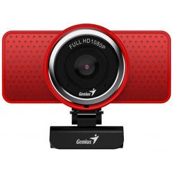 GENIUS webová kamera ECam 8000 červená Full HD 1080P USB2.0 mikrofon