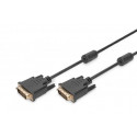 Digitus DVI propojovací kabel, DVI(24+1), 2x ferit M M, 3,0 m, DVI-D Dual Link, bl