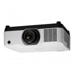 NEC PA804UL - 3LCD projektor - 3D - 8200 ANSI lumens - WUXGA (1920 x 1200) - 16:10 - 1080p - zvětšovací objektivy - LAN - bílá - s NP13ZL lens
