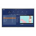 NEC MultiSync P495-MPi4 - 49" Třída úhlopříčky P Series displej LCD s LED podsvícením - digital signage - s vestavěný síťový přehrávač médií - 4K UHD (2160p) 3840 x 2160 - HDR - osvětlené okraje - černá, pantone 426M