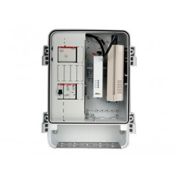 AXIS T98A18-VE Media Converter Cabinet A - Konvertor médií s optickými vlákny - GigE - 10Base-T, 100Base-TX, 1000Base-X, 100Base-X - 2 porty - RJ-45 SFP (mini-GBIC)