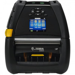 DT Printer ZQ630; English fonts, Dual 802.11AC BT 4.x, Linerless platen, 1.375" core, Group E, Shoulder strap, Belt clip, Media 