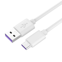 PremiumCord Kabel USB 3.1 C M - USB 2.0 A M, Super fast charging 5A, bílý, 2m
