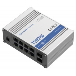 Teltonika průmyslový nemanažovaný PoE switch TSW200 8x 802.3af at