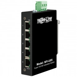 Tripplite Přepínač 5x zdroj Unmanaged Ethernet Switch, 10 100Mb s, -40°…75°C, montáž DIN deska