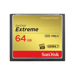 SanDisk Extreme - Paměťová karta flash - 64 GB - 567x - CompactFlash