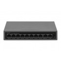 DIGITUS 8+2 Port GE PoE Switch 8 Port PoE 802.3at, 10 100 1000 Mbps + 2 Port GE