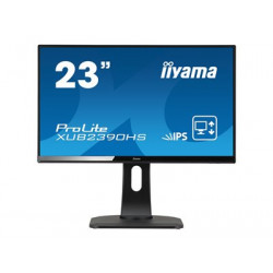 iiyama ProLite XUB2390HS-B1 - LED monitor - 23" - 1920 x 1080 Full HD (1080p) @ 60 Hz - AH-IPS - 250 cd m2 - 1000:1 - 4 ms - HDMI, DVI-D, VGA - reproduktory - černá