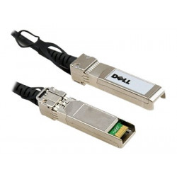 Dell 10GbE Copper Twinax Direct Attach Cable - Kabel pro přímé připojení - SFP+ (M) do SFP+ (M) - 5 m - diaxiální - pro Networking S4048, X1026, X1052; PowerEdge C6420, R230, R430, R440, R540, R830, T440, T640