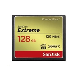 SanDisk Compact Flash Card 128GB Extreme (R:120 W:85 MB s UDMA7)