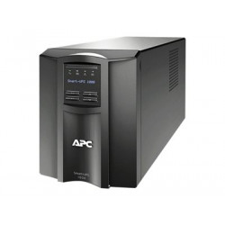 APC Smart-UPS 1000 LCD - UPS - AC 230 V - 700 Watt - 1000 VA - RS-232, USB - výstupní konektory: 8 - černá
