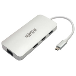 Tripplite Dokovací stanice USB-C 3x displej,HDMI,VGA,USB 3.2 Gen 1,USB-A,100W nabíjení