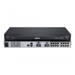 Dell DAV2216-G01 - Přepínač KVM - 16 x KVM port(s) - 2 místní uživatelé - desktop