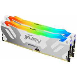 KINGSTON 32GB 7200MT s DDR5 CL38 DIMM (Kit of 2) FURY Renegade RGB White XMP