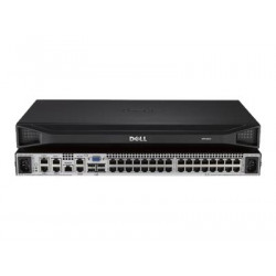 Dell DMPU4032-G01 - Přepínač KVM - 32 x KVM port(s) - 1 místní uživatel - 4 IP uživatelů - Lze montovat do rozvaděče