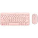 Logitech Pebble 2 Combo - TONAL ROSE - US INT\'L - 2.4GHZ BT - INTNL-973 - UNIVERSAL