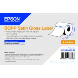 BOPP Satin Gloss Label Cont.R, 203mm x 68m