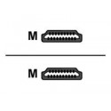 Delock High Speed HDMI with Ethernet - Kabel HDMI s ethernetem - HDMI s piny (male) do HDMI s piny (male) - 2 m - konektor 90°