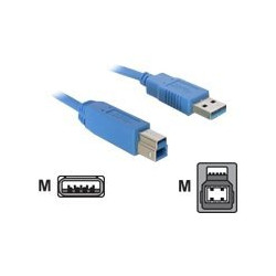 Delock - Kabel USB - USB typ A (M) do USB Type B (M) - USB 3.0 - 1 m - pro Delock PCI Express Card