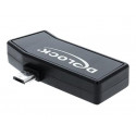 Delock Micro USB OTG Card Reader + 1 x USB port - Čtečka karet (MMC, SD, microSD, SDHC, microSDHC, SXC, microSDXC) - USB