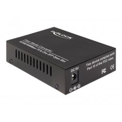 Delock Media Converter 1000Base-T to SFP - Konvertor médií s optickými vlákny - GigE - 10Base-T, 1000Base-LX, 1000Base-SX, 100Base-TX, 1000Base-T - RJ-45 SFP (mini-GBIC)
