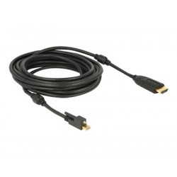 Delock - Kabel adaptéru - Mini DisplayPort s piny (male) do HDMI s piny (male) - 5 m - černá - podporuje 4K