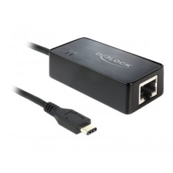 Delock - Síťový adaptér - USB 3.1 - Gigabit Ethernet - černá