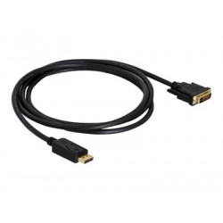 Delock - Kabel DVI - DisplayPort (M) do DVI-D (M) - 5 m - křídlové šrouby