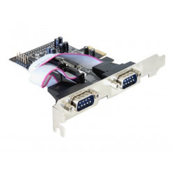 Delock 4 x serial PCI Express Card - Sériový adaptér - PCIe - RS-232 - 4 porty