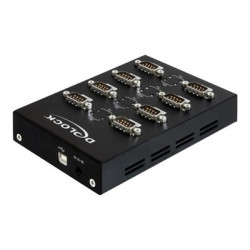 Delock USB 2.0 to 8 x Serial Adapter - Sériový adaptér - USB 2.0 - RS-232 x 8