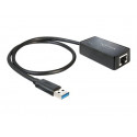 Delock Adapter USB 3.0  Gigabit LAN 10 100 1000 Mb s - Síťový adaptér - USB 3.0 - Gigabit Ethernet
