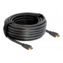 Delock High Speed HDMI with Ethernet - Kabel HDMI s ethernetem - HDMI s piny (male) do HDMI s piny (male) - 15 m
