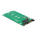 Delock Converter SATA 22 pin  M.2 NGFF - Adaptér SATA - SATA combo do M slot na klíč (podporuje moduly s klíčem M nebo klíčem B+M)