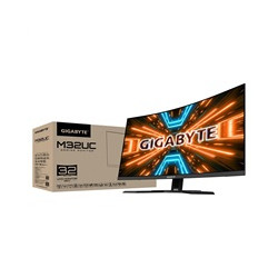GIGABYTE LCD - 31,5" Gaming monitor M32UC UHD, 3840x2160, 144Hz, 3000:1, 350cd m2, 1ms, 2xHDMI 2.1, 1xDP, 1xUSB-C, SS VA