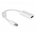 Delock - Kabel adaptéru - Mini DisplayPort s piny (male) do HDMI se zdířkami (female) - 18 cm