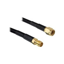 Delock - Prodlužovací anténní kabel - RP-SMA (M) do RP-SMA (F) - 2 m - černá