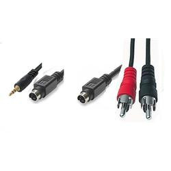 PremiumCord Kabel S-Video+3,5Jack-S-Video+2xCINCH 2m