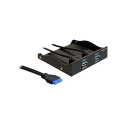 Delock USB 3.0 Front Panel 2-Port - Panel portů úložiště - USB 3.0 x 2