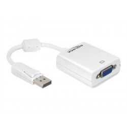 Delock - Adaptér VGA) - DisplayPort (M) do HD-15 (VGA) (F) - 12.5 cm