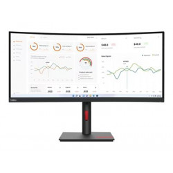 Lenovo TV T34w-30, 34.0 VA 21:09 3440 x 1440 350nits 3000:1 4 6ms HDMI DP USB-C USB Hub LAN 3Y Warr